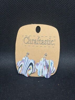 Multicolor Swirl Earrings